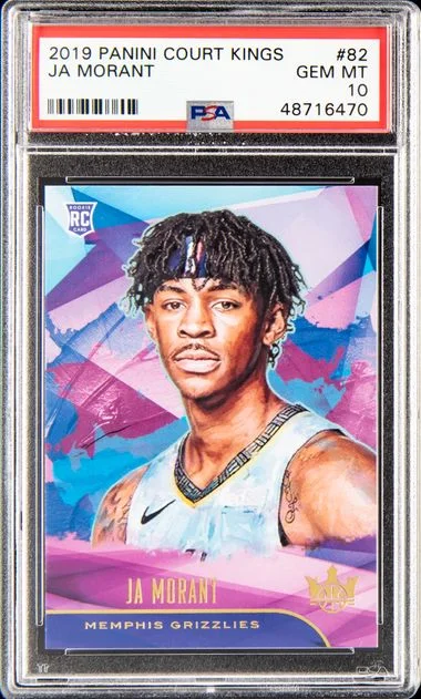 2019-20 Panini Court Kings Ja Morant #82 card image