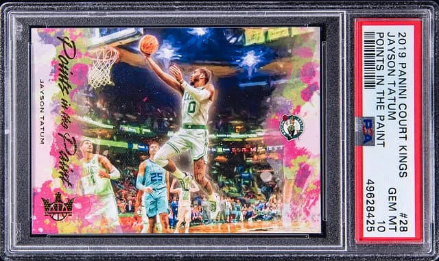 2019-20 Panini Court Kings Jayson Tatum Points in the Paint #28 card image