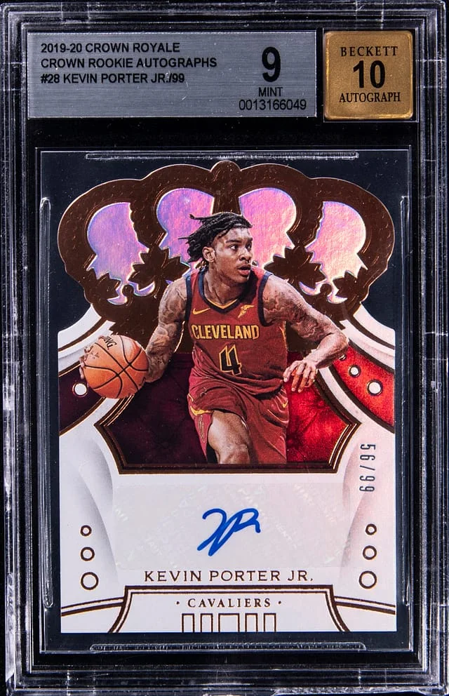2019-20 Panini Crown Royale Kevin Porter Crown Autographs #CR-KPJ card image