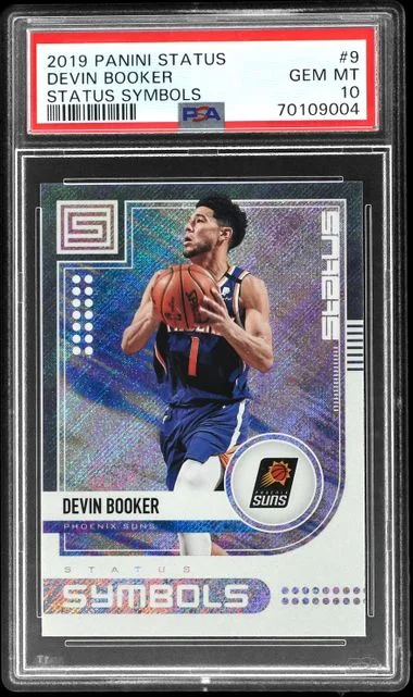 2019-20 Panini Devin Booker Status Status Symbols #9 card image