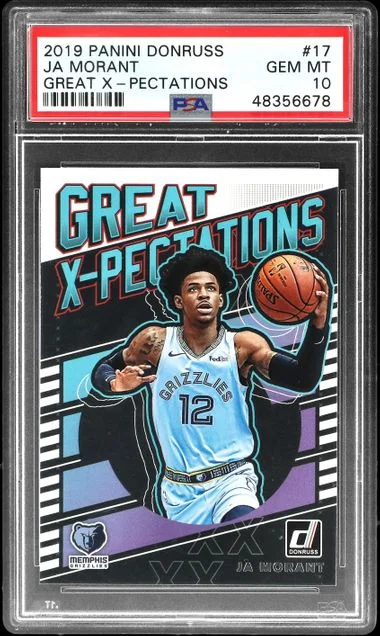 2019-20 Panini Donruss Ja Morant Great X-Pectations #17 card image