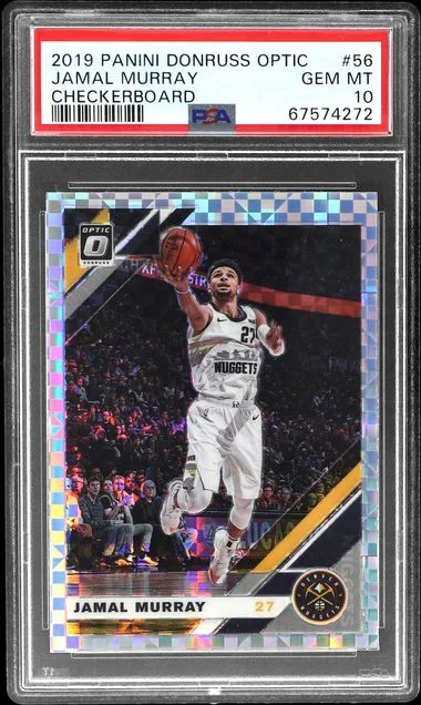 2019-20 Panini Donruss Optic Jamal Murray Checkerboard #56 card image