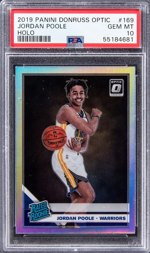 2019-20 Panini Donruss Optic Jordan Poole Holo #169 card image