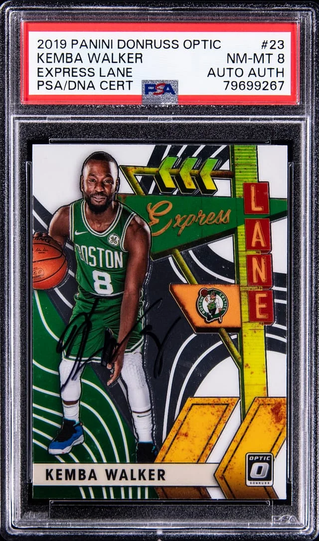 2019-20 Panini Donruss Optic Kemba Walker Express Lane #23 card image