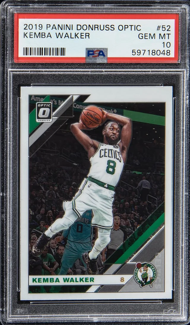 2019-20 Panini Donruss Optic Kemba Walker #52 card image