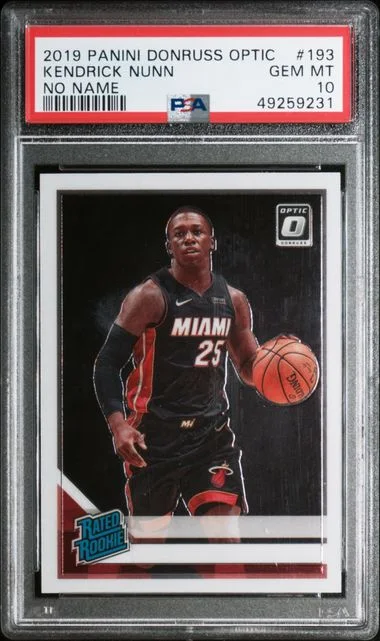 2019-20 Panini Donruss Optic Kendrick Nunn, No Name #193 card image