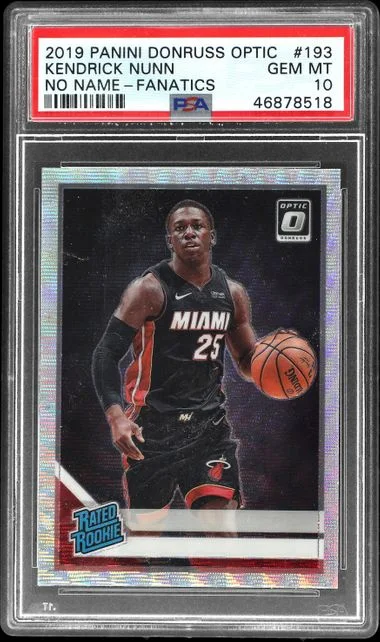 2019-20 Panini Donruss Optic Kendrick Nunn, No Name On Front Fanatics #193 card image