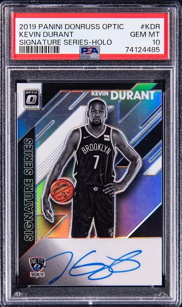 2019-20 Panini Donruss Optic Kevin Durant Signature Series Holo #KDR card image