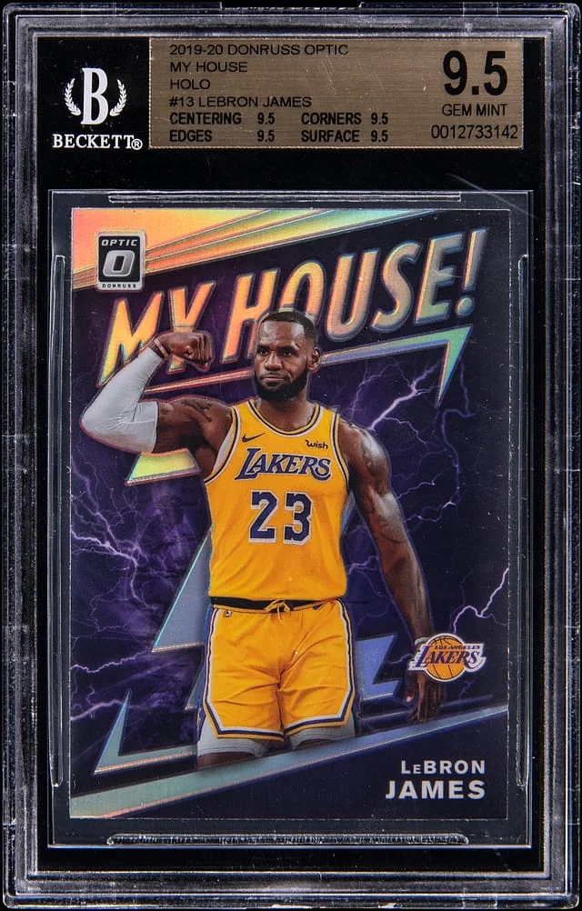 2019-20 Panini Donruss Optic LeBron James My House Holo #13 card image