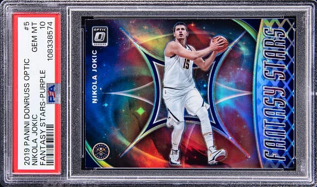 2019-20 Panini Donruss Optic Nikola Jokic Fantasy Stars #5 card image