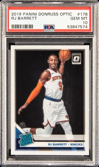 2019-20 Panini Donruss Optic RJ Barrett Holo #178 card image