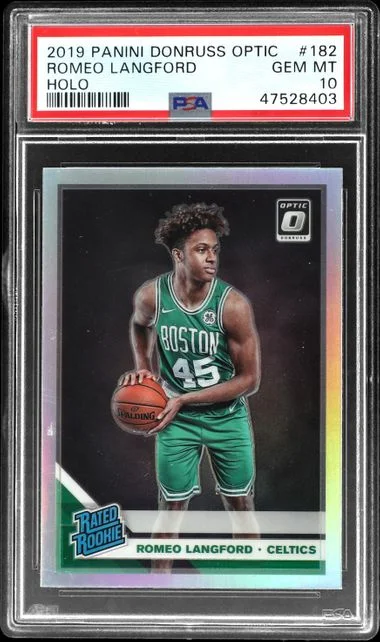 2019-20 Panini Donruss Optic Romeo Langford Holo #182 card image