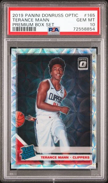 2019-20 Panini Donruss Optic Terance Mann Premium Box Set #165 card image