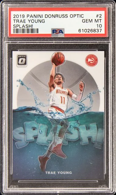2019-20 Panini Donruss Optic Trae Young Splash! #2 card image