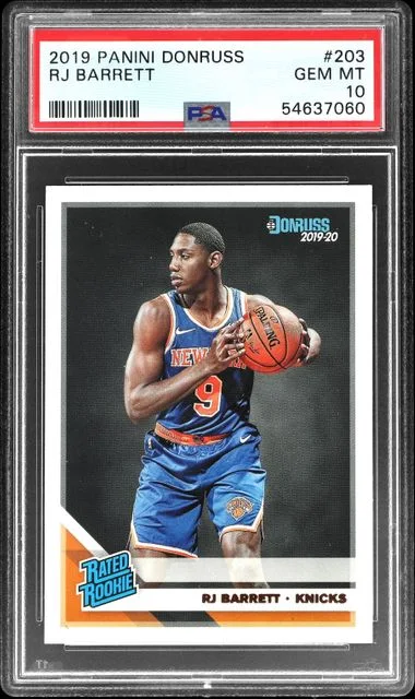 2019-20 Panini Donruss RJ Barrett Rated #203 card image