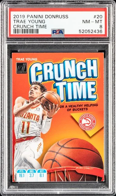 2019-20 Panini Donruss Trae Young Crunch Time #20 card image
