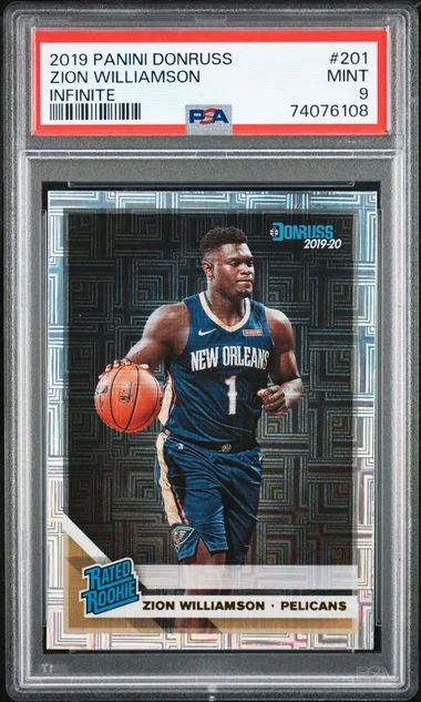 2019-20 Panini Donruss Zion Williamson Infinite #201 card image