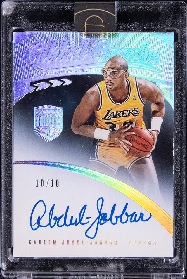 2019-20 Panini Eminence Kareem Abdul-Jabbar Gilded Graphs #GG-KAJ card image