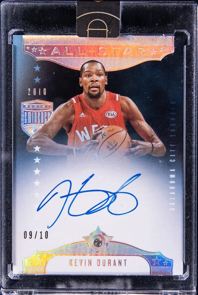 2019-20 Panini Eminence Kevin Durant All-Star Diamond Signatures #AS-KD7 card image