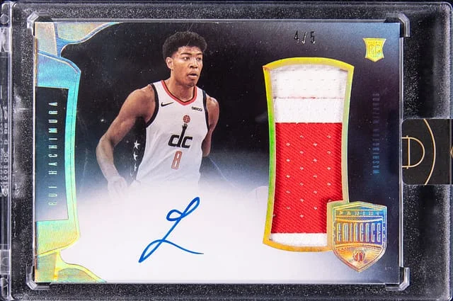 2019-20 Panini Eminence Rui Hachimura Jumbo Patch Autographs #JP-RHM card image