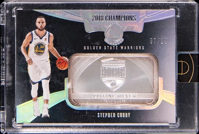 2019-20 Panini Eminence Stephen Curry NBA Champions Silver Bar #13 card image