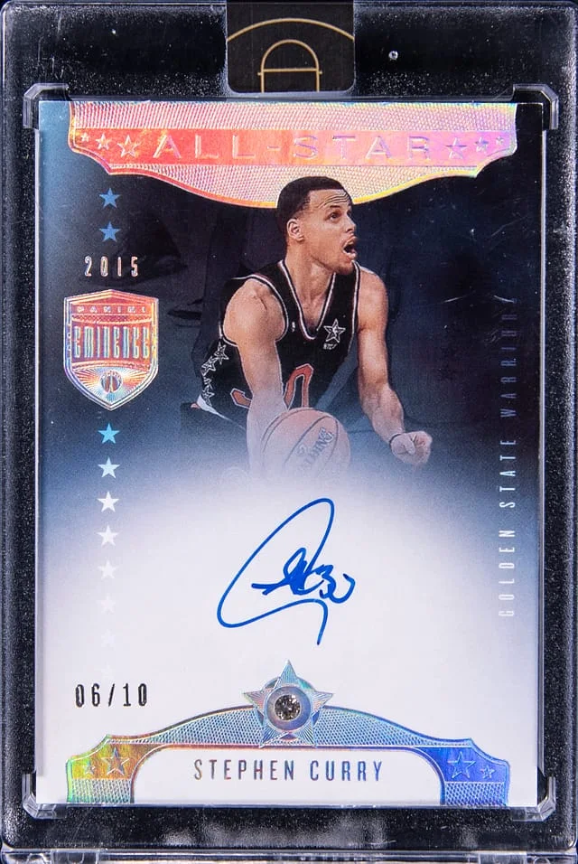 2019-20 Panini Eminence Stephen Curry All-Star Diamond Signatures #AS-SC5 card image
