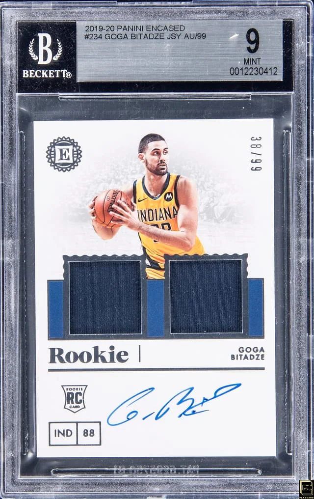 2019-20 Panini Encased Goga Bitadze #234 card image