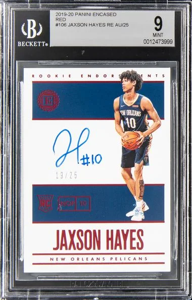 2019-20 Panini Encased Jaxson Hayes Red #106 card image