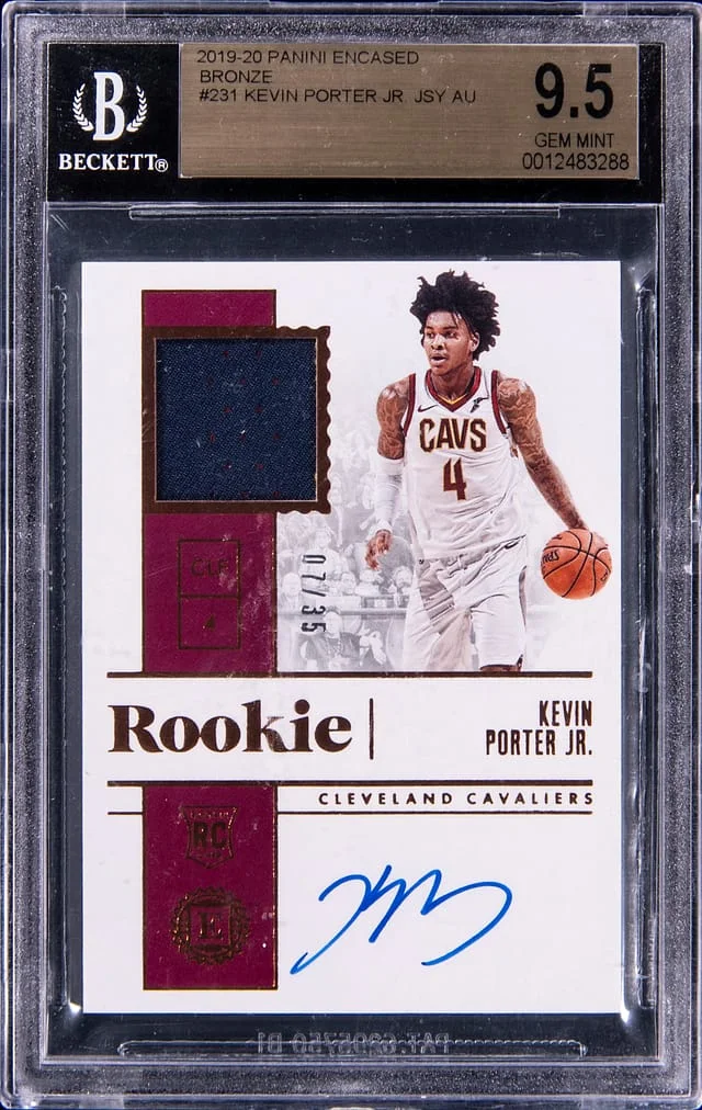 2019-20 Panini Encased Kevin Porter Jr. Bronze #231 card image