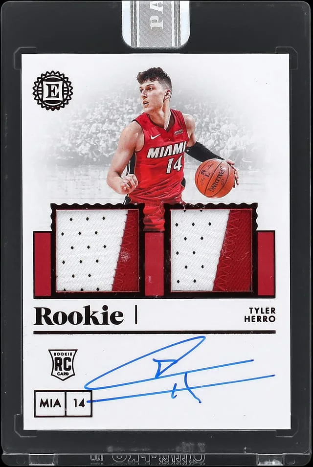 2019-20 Panini Encased Tyler Herro White Box 1/1 #257 card image