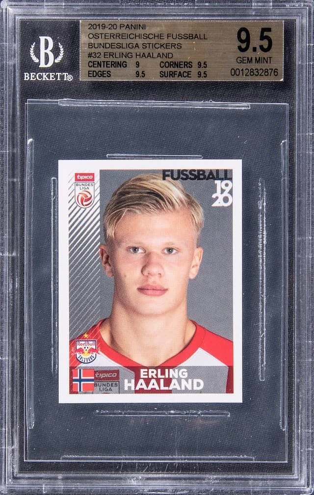 2019-20 Panini Erling Haaland Osterreichische Fussball Bundesliga Fussball #32 card image