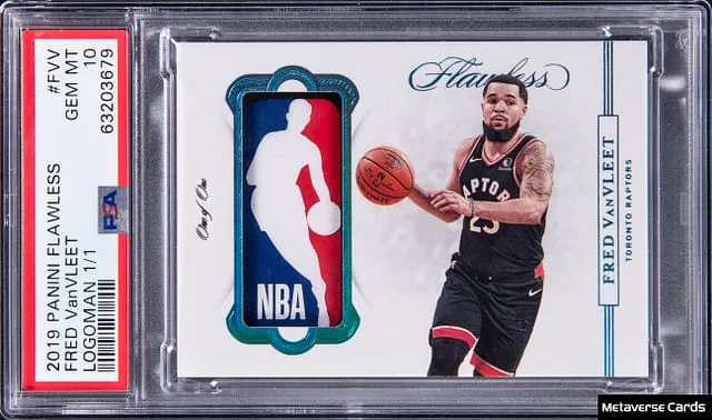2019-20 Panini Flawless Fred VanVleet Logoman #LM-FVV card image