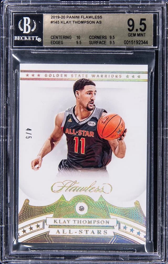 2019-20 Panini Flawless Klay Thompson #145 card image