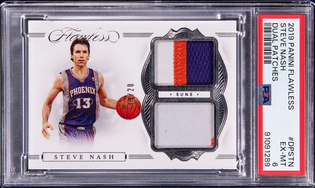 2019-20 Panini Flawless Steve Nash Dual Dual Patches #DP-STN card image