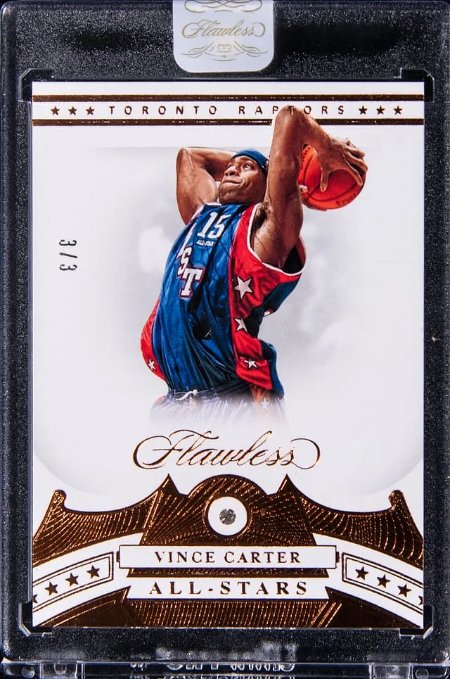 2019-20 Panini Flawless Vince Carter Diamond All-Star Diamond #150 card image