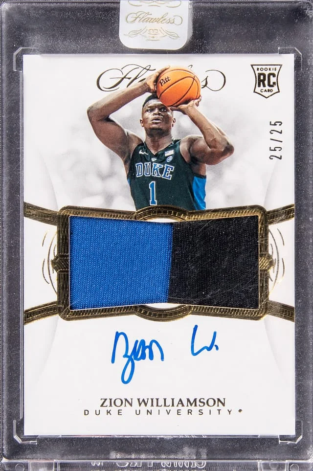 2019-20 Panini Flawless Zach Williamson Collegiate #140 card image