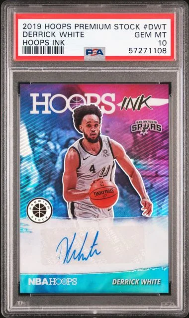 2019-20 Panini Hoops Derrick Hoops Ink #HI-DWT card image