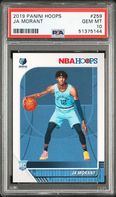 2019-20 Panini Hoops Ja Morant #259 card image