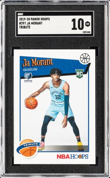 2019-20 Panini Hoops Ja Morant Tribute #297 card image
