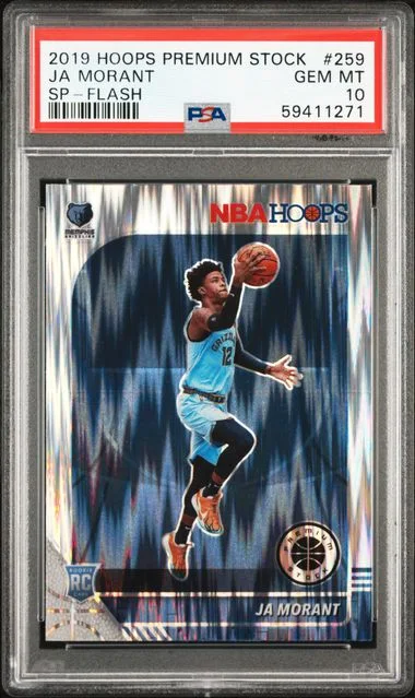 2019-20 Panini Hoops Ja Morant, SP Flash #259 card image