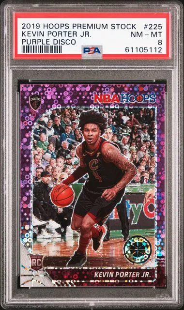 2019-20 Panini Hoops Kevin Porter Jr. Purple Disco Prizm #225 card image