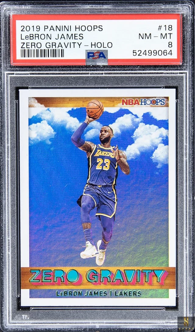 2019-20 Panini Hoops LeBron James Zero Gravity #18 card image