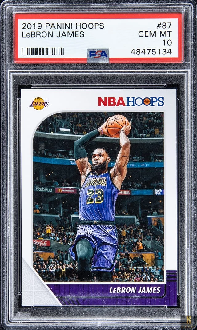 2019-20 Panini Hoops LeBron James #87 card image
