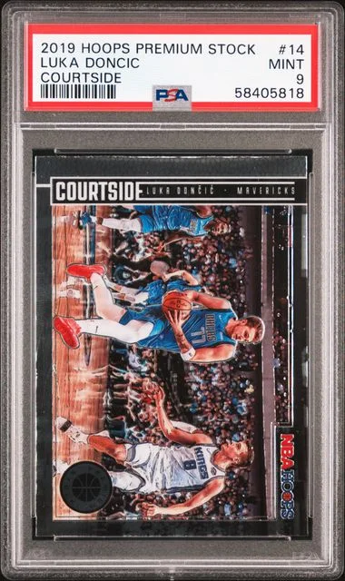2019-20 Panini Hoops Luka Doncic Courtside #14 card image