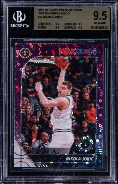 2019-20 Panini Hoops Nikola Jokic Green Prizm #47 card image