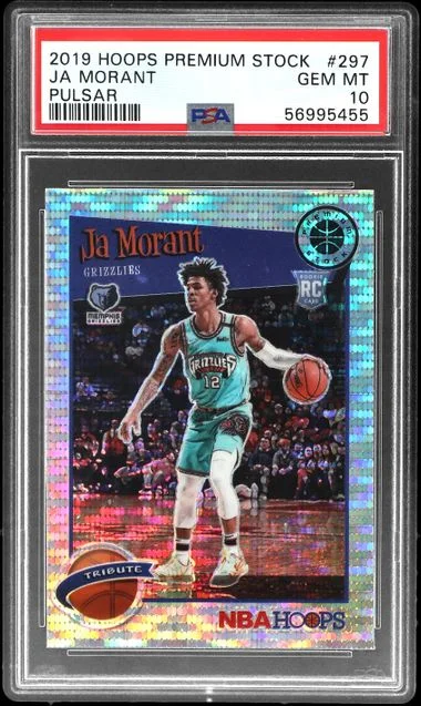 2019-20 Panini Hoops Premium Stock Ja Morant #297 card image