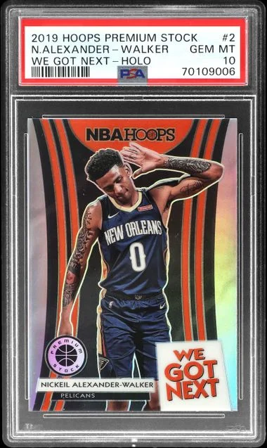 2019-20 Panini Hoops Premium Stock Nickeil Alexander-Walker We Got Next Holo #2 card image