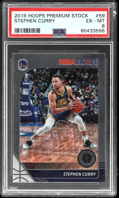 2019-20 Panini Hoops Premium Stock Stephen Curry #59 card image