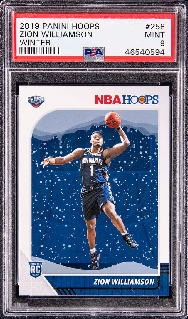 2019-20 Panini Hoops Winter Zion Williamson #258 card image