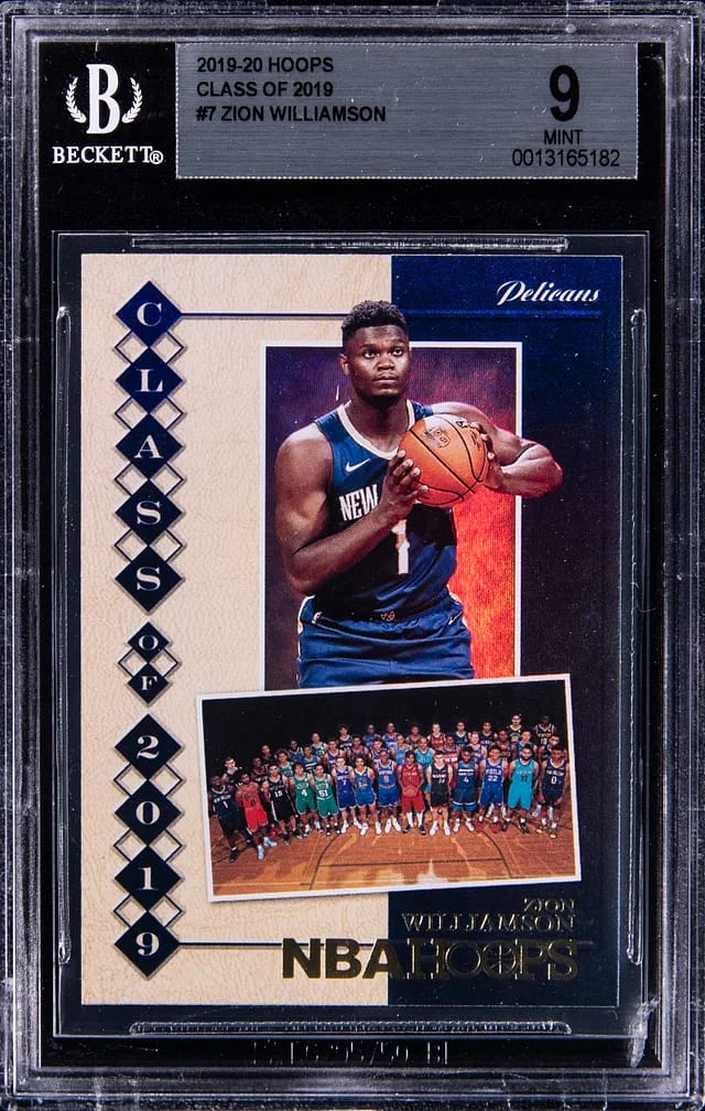 2019-20 Panini Hoops Zion Williamson Class of 2019 #7 card image